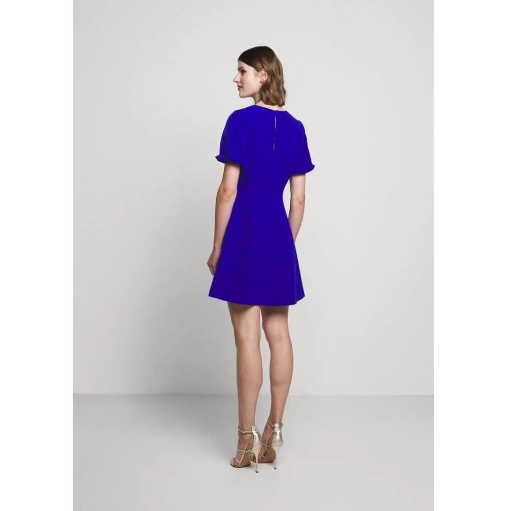 Milly Amelia Cady Dress In Cobalt Blue - Picture 13 of 16